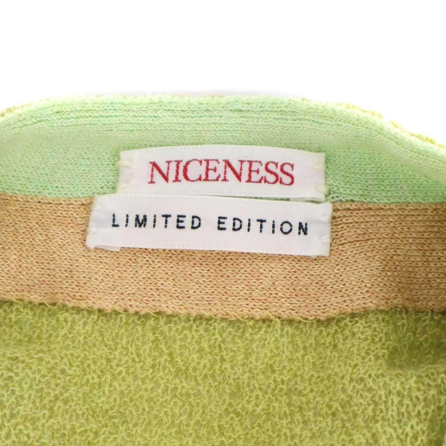 NICENESS ナイスネス 24SS MASCIS モヘヤリネンサマーニット