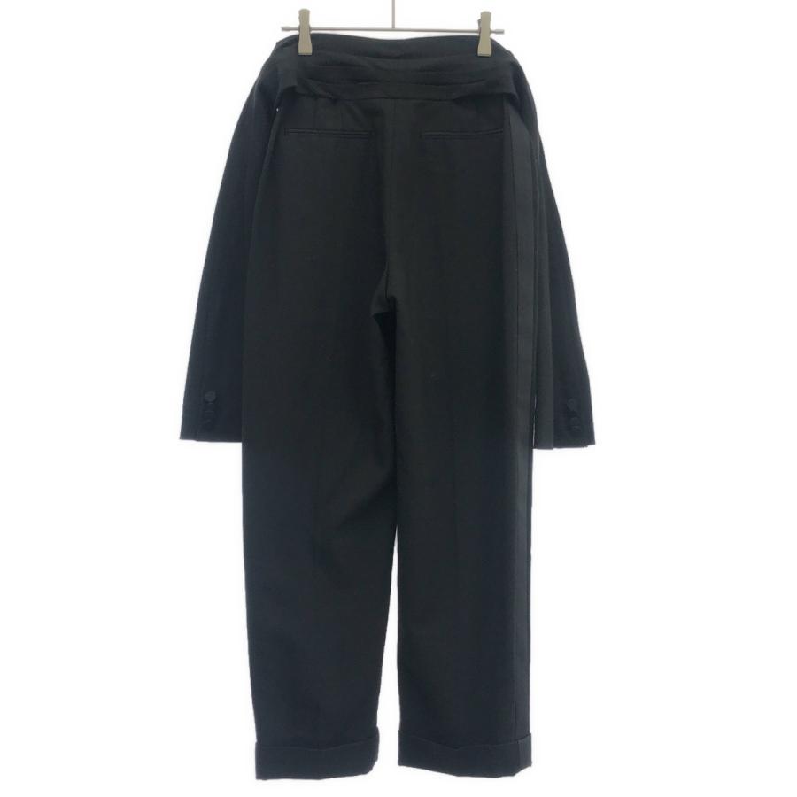 ALEXANDER WANG アレキサンダーワン Tie Waist Tuxedo Pant タイウエストタキシードパンツ ブラック 2 ITLLK2WZ1GTS