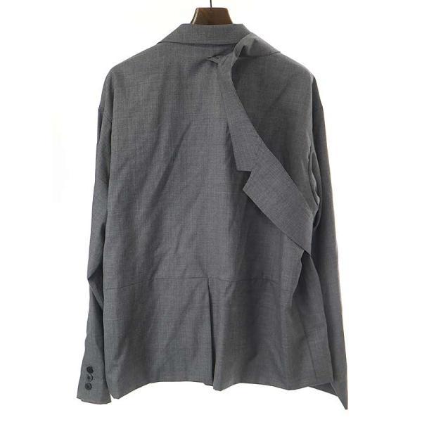 【希少・未使用タグ付き】yoshio kubo ノーカラージャケット　Mサイズ yoshiokubo yoshio kubo ヨシオクボ 20AW MURAMAS JACKET ウール