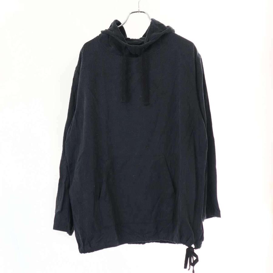 COMOLI コモリ 18SS シルクネップパーカー M01-01008 ブラック 2 COMOLI コモリ 18SS シルクネップパーカー M01-01008 ブラック 2