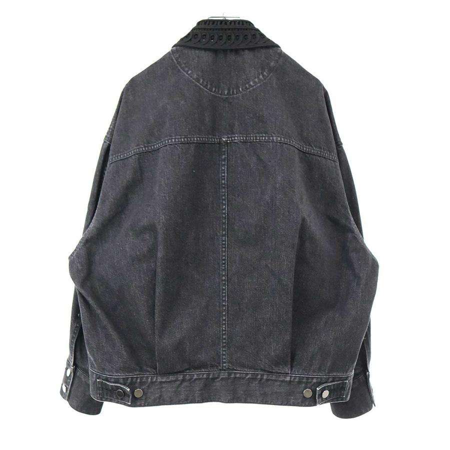 mame mame kurogouchi 21SS Oversized Embroidered Denim Jacket エン