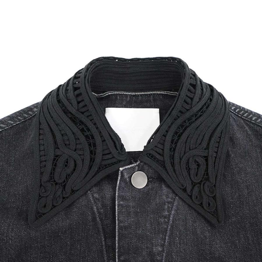 mame mame kurogouchi 21SS Oversized Embroidered Denim Jacket エン