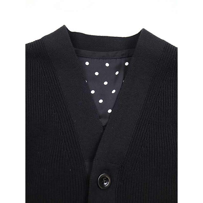 sacai サカイ 23AW Polka Dot Print Knit Cardigan ポルカドット sacai サカイ 23AW Polka Dot Print Knit Cardigan ポルカドット