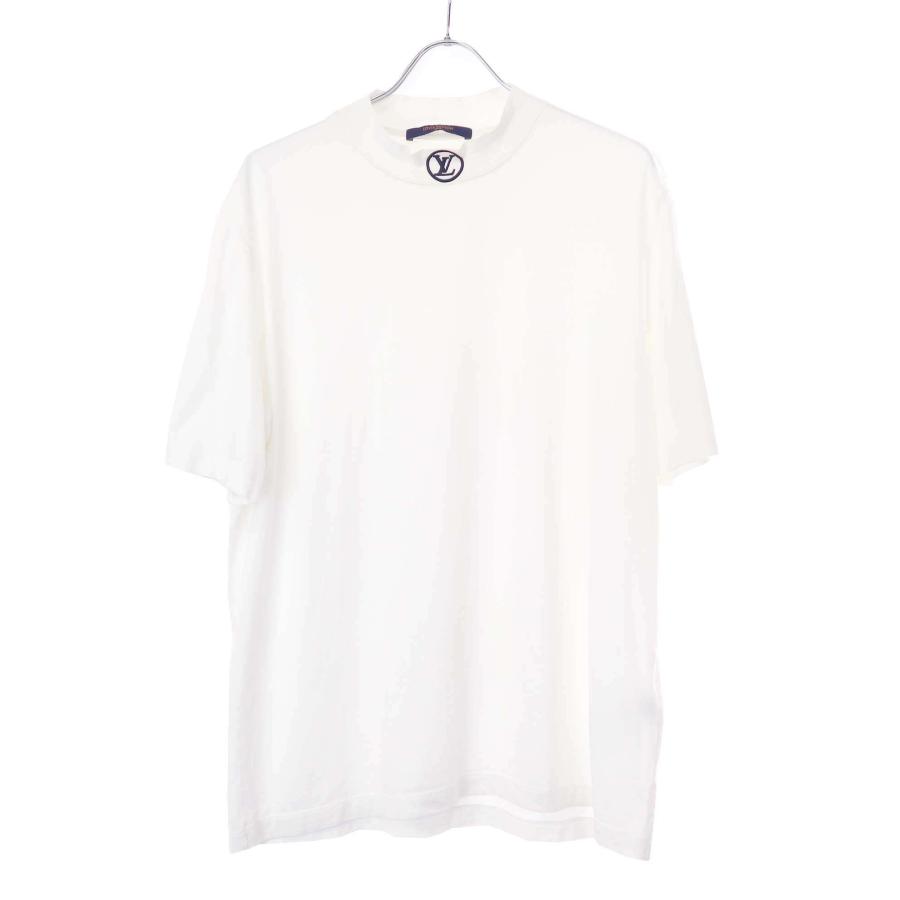 ルイヴィトン LV エンブロイダリータートルネックロゴ刺繍カットソー