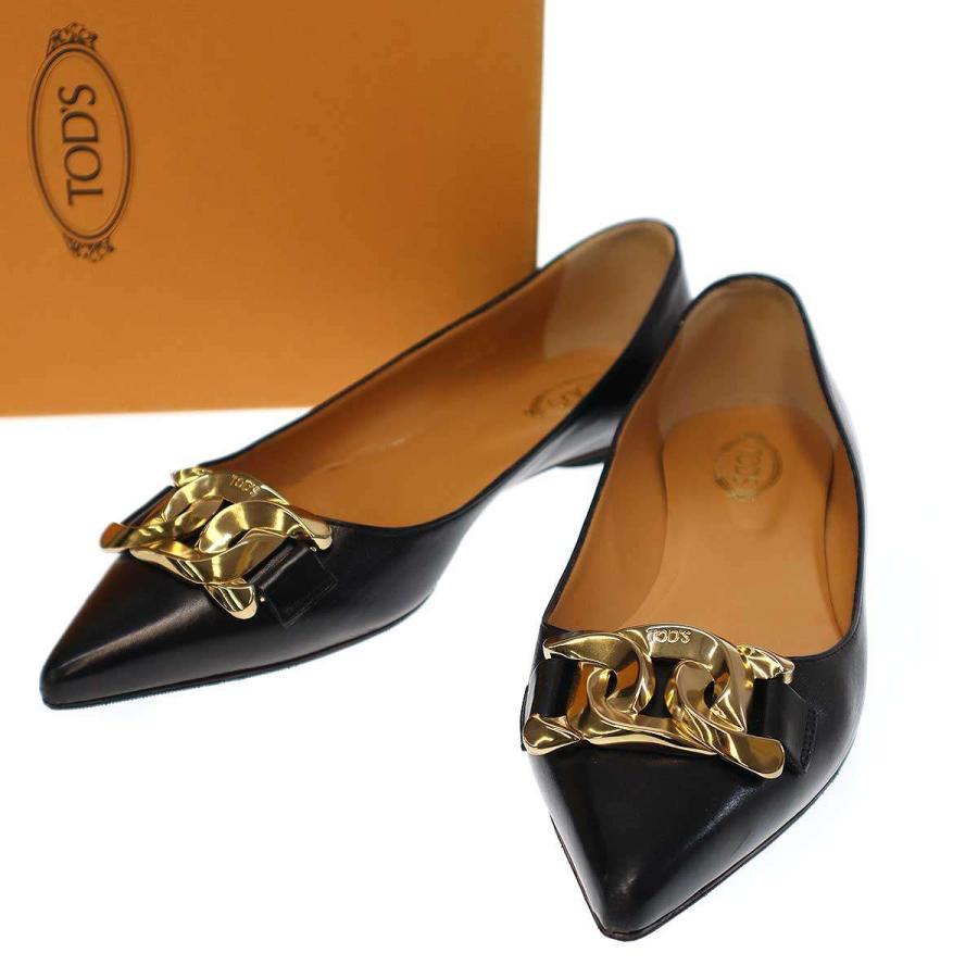 TOD'S（トッズ） TOD'S ケイト ポインテッドトゥパンプス ブラック 38