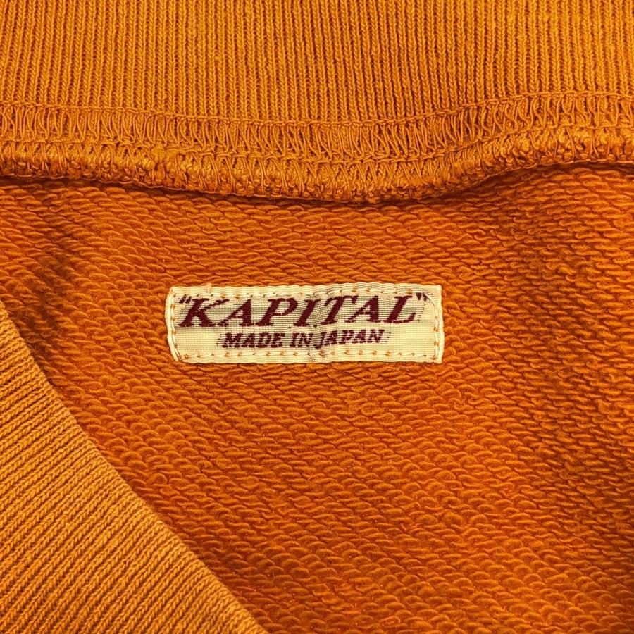 KAPITAL（キャピタル） ECO Fleece Raglan Crewneck PIANO COLLEGE 