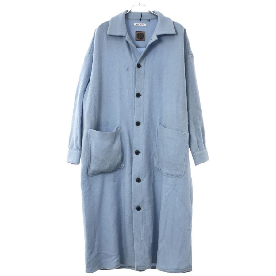 DESTIN デスティン WOOL SHIRT COAT ウールシャツコート ブルー M destin（デスティン） WOOL SHIRT COAT ウールシャツコート ブルー M