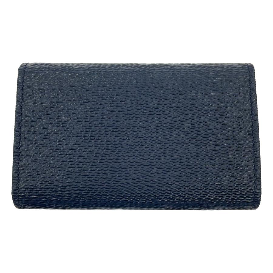 BVLGARI ネイビー レザー キーケース BVLGARI（ブルガリ） レザーキーケース ネイビー ITLT3MYNEOWA