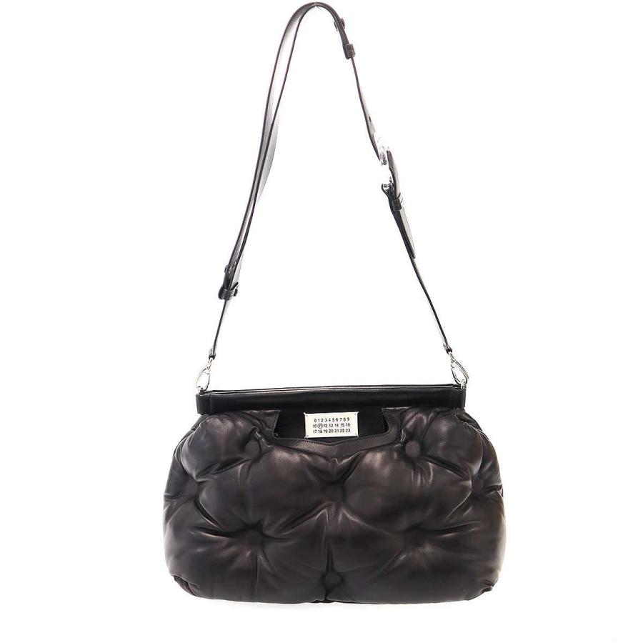 Maison Margiela 11 メゾン マルジェラ 22AW Glam Slum Bag グラムスラム レザーショルダーバッグ S56WG0177 P4300 ブラック Maison Margiela（メゾンマルジェラ） Maison Margiela 11 メゾン