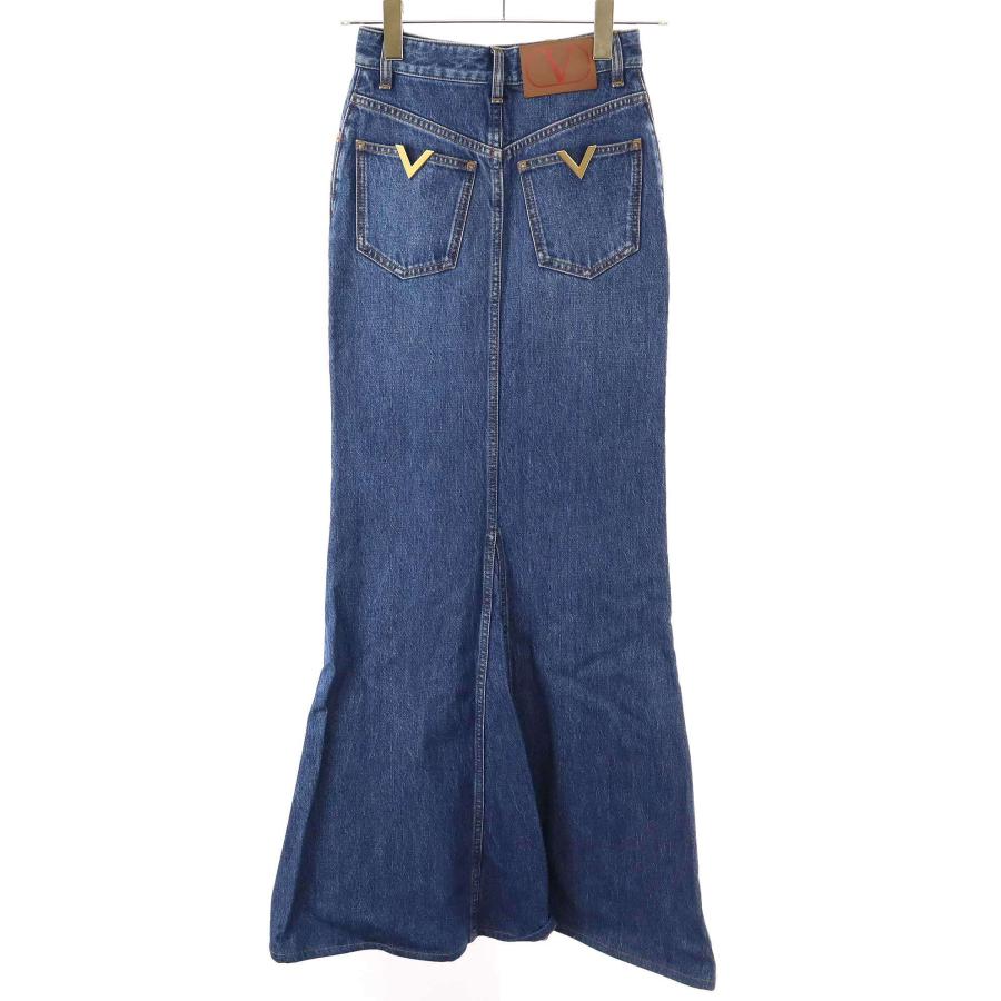 VALENTINO（ヴァレンティノ） 23AW High Waist Denim Skirt ハイ 