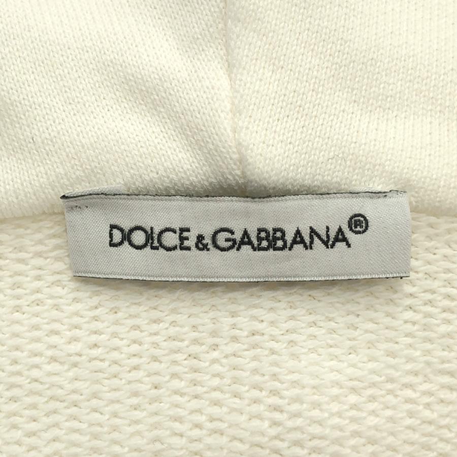 DOLCE&amp;GABBANA ドルチェ＆ガッバーナ キッズ フラワーロゴプリントジップアップパーカー L5JW9M/G7KC1 ブラック 7/8 DOLCE&GABBANA（ドルチェ & ガッバーナ） キッズ フラワーアップリケ