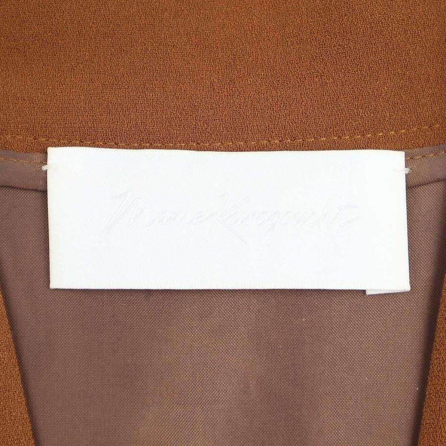 mame kurogouchi マメ クロゴウチ 20AW Embroidery Cuffs V-Neck Dress  