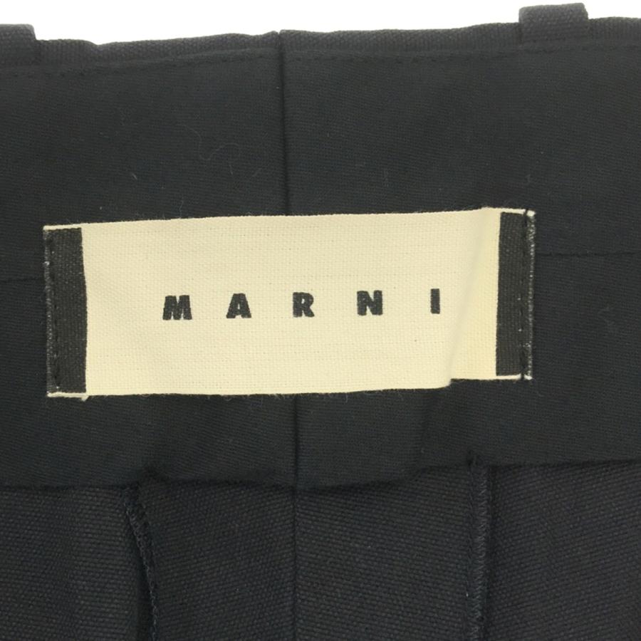 MARNI マルニ 13SS コットンスラックスパンツ ネイビー 48  ITM3DVDJ5ZYG｜modescape｜03