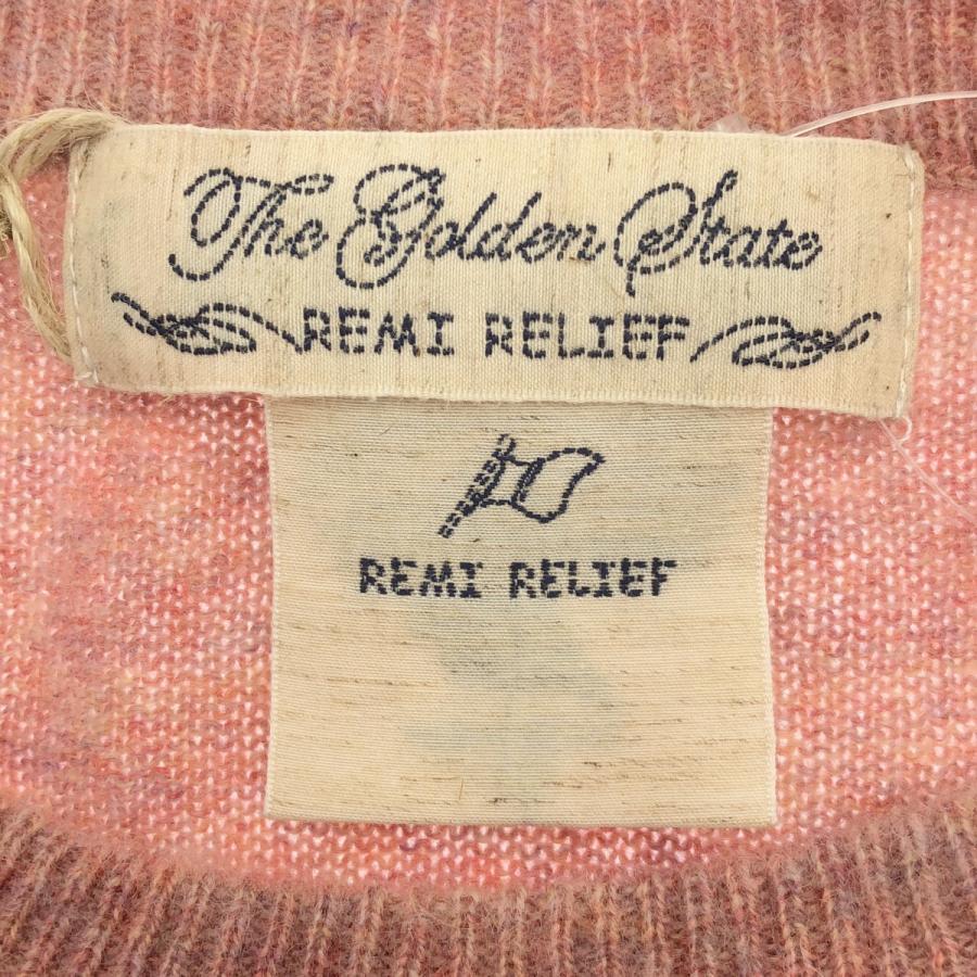 REMI RELIEF（レミ レリーフ） カシミヤクルーネックニットセーター