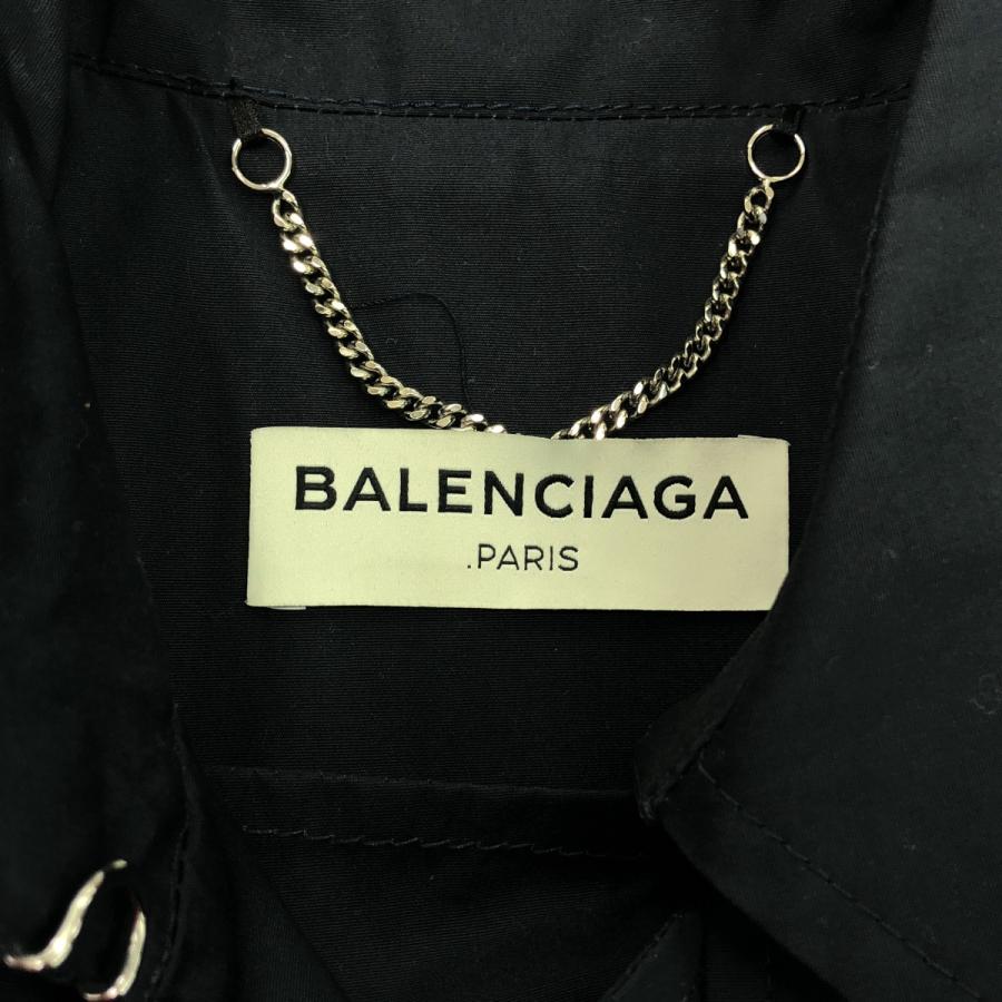 BALENCIAGA ネイビー トレンチコート バレンシアガ☆ランウェイトレンチコート☆ネイビー - メルカリ