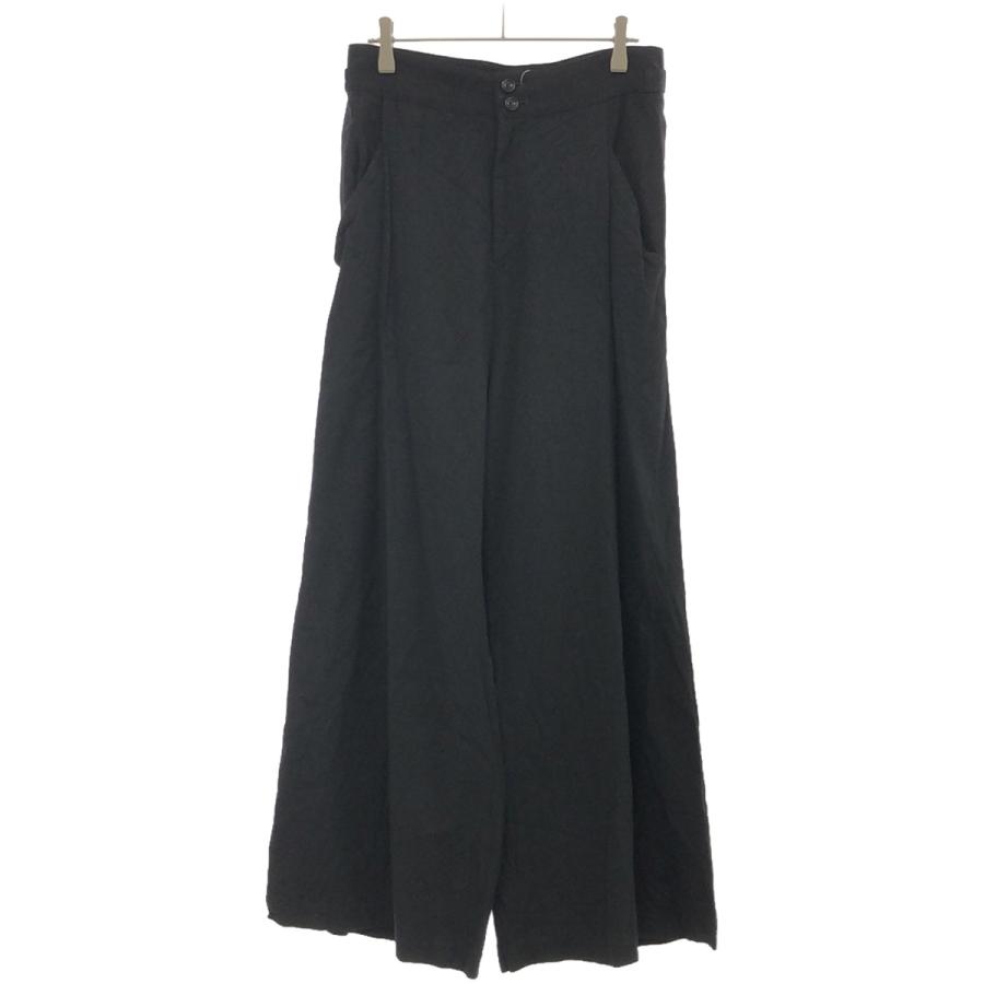 Y's ワイズ 18AW ウールレーヨンワイドレッグパンツ YV-P11-101
