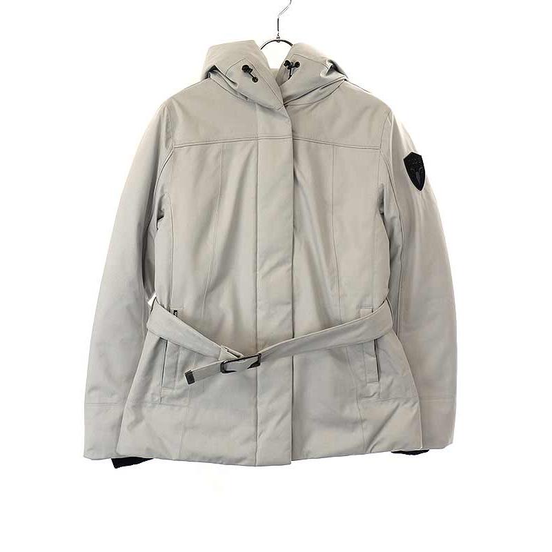 NOBIS ノビス AMBER ベルテッドダウンジャケット グレー S 