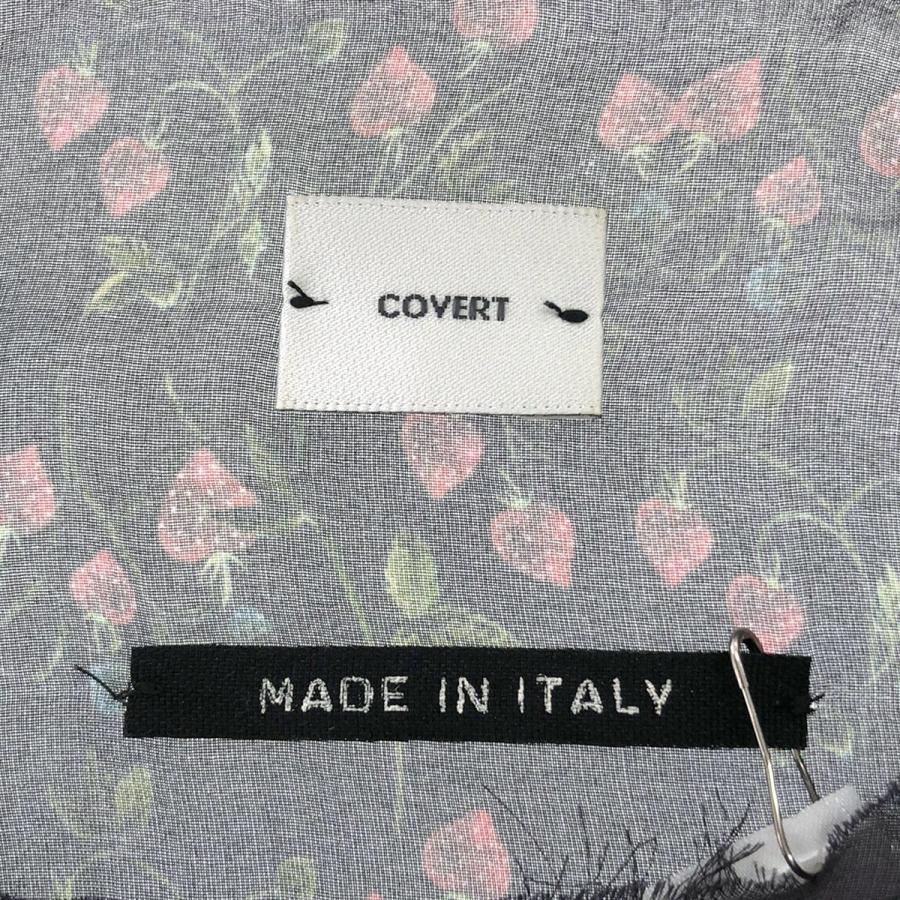 カバート COVERT コーベルト ストロベリープリントシルクプルオーバー 