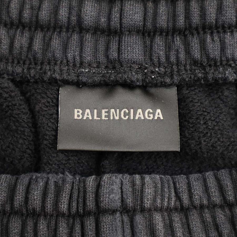 BALENCIAGA バレンシアガ 25SS Laurel Baggy Sweatpants バギースウェットパンツ 740028 TSVC6 チャコール S BALENCIAGA（バレンシアガ） 25SS Laurel Baggy Sweatpants バギー