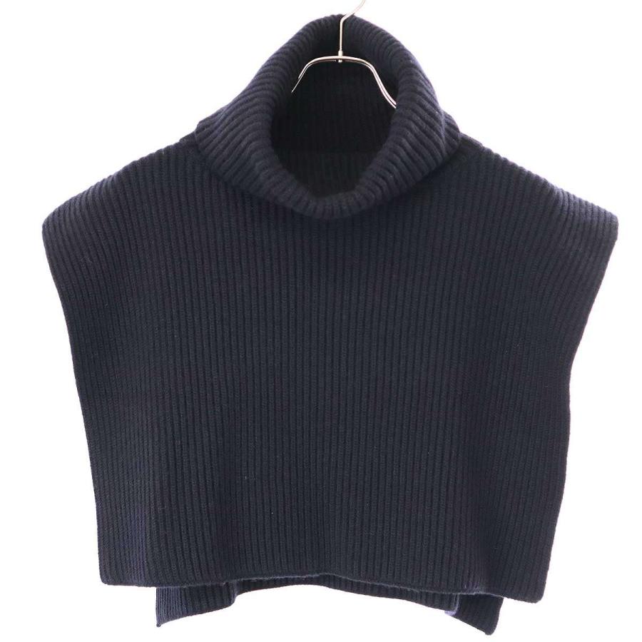 THE ROW - THE ROW ザ ロウ Emmit カシミヤニットカラー 7738 F377 ネイビー 1SZ THE ROW（ザ ロウ） ザ ロウ Emmit カシミヤニットカラー 7738 F377