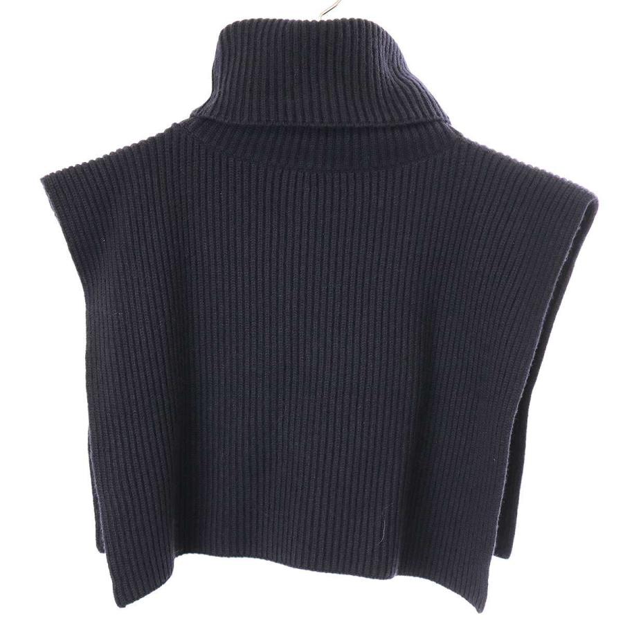 THE ROW - THE ROW ザ ロウ Emmit カシミヤニットカラー 7738 F377 ネイビー 1SZ THE ROW ザ ロウ Emmit カシミヤニットカラー 7738 F377
