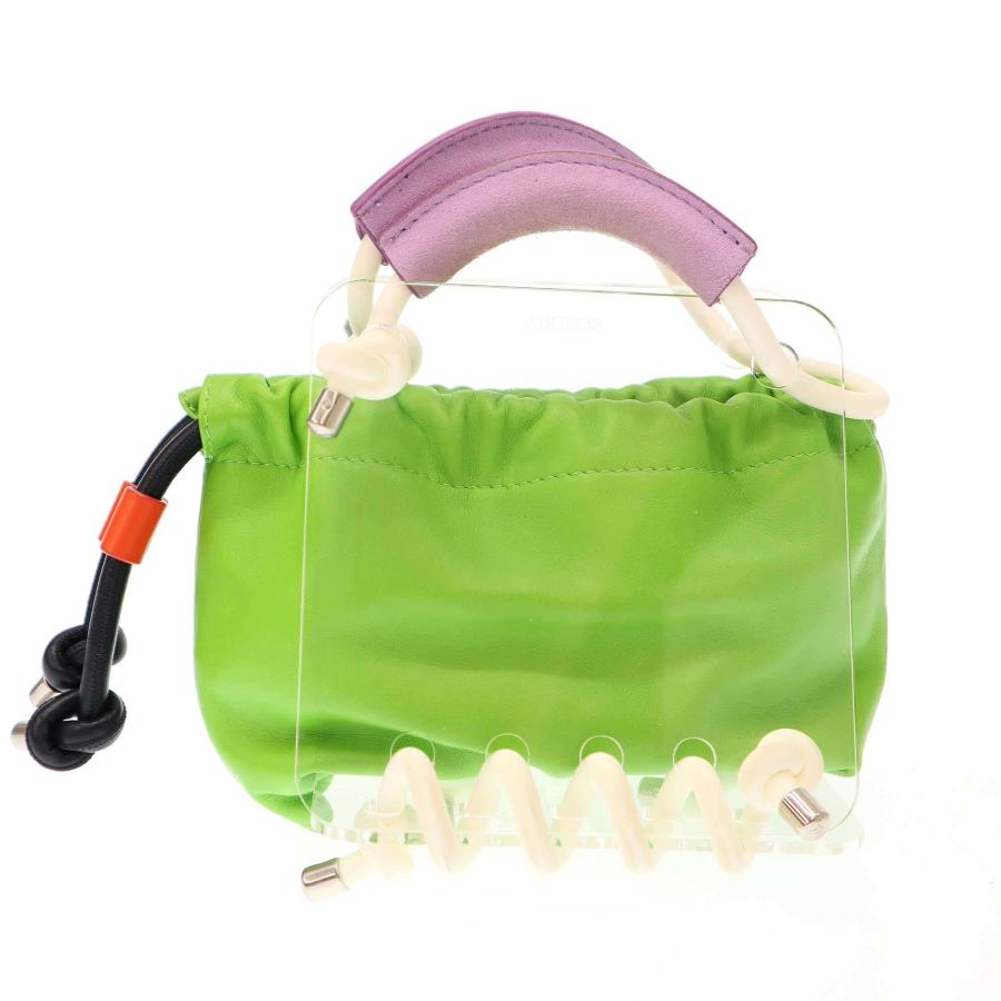 SCOTRIA（スコトリア） BERG BAG PVCハンドバッグ グリーン 