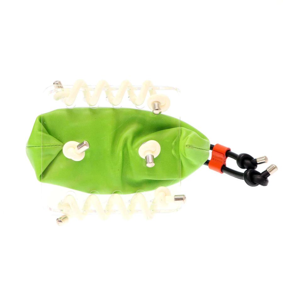 SCOTRIA（スコトリア） BERG BAG PVCハンドバッグ グリーン 