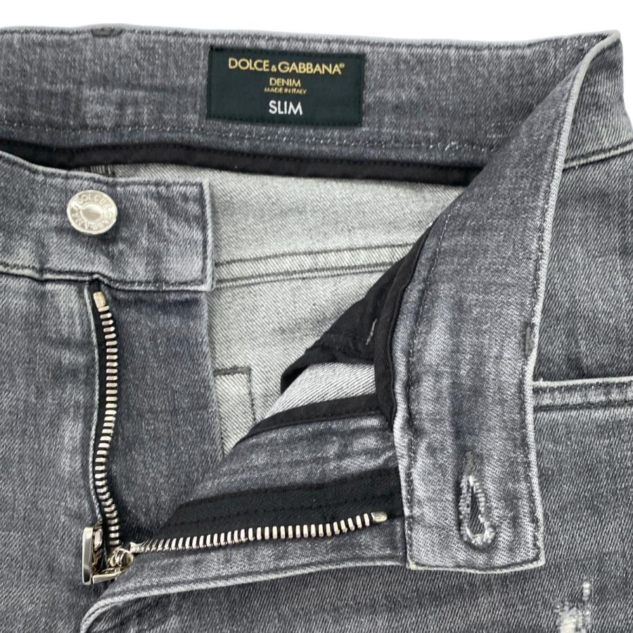 Dolce & Gabbana スリムデニム 44 DOLCE&GABBANA（ドルチェ & ガッバーナ） ダメージ加工スリムデニム
