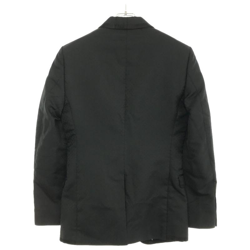 D&G ジャケット Double-breasted woolen jacket with flower appliqué in Black