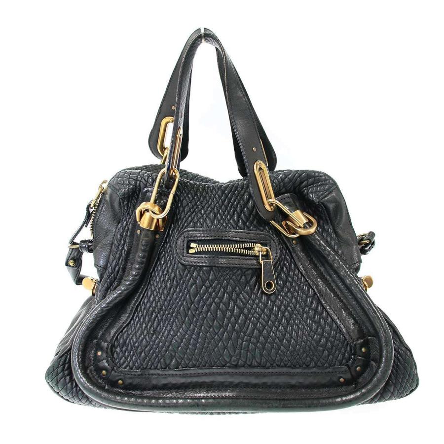 美品 クロエ Chloe パラティ 2wayショルダーバッグ ダークグレー Chloe クロエ パラティ 2Way ショルダーバック ハンドバック正規品