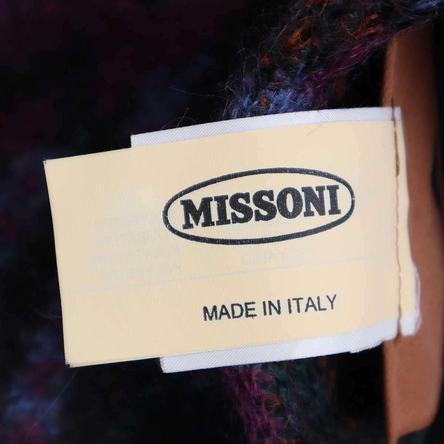 MISSONI ミッソーニ リバーシブルキルティングモヘヤニットコート  