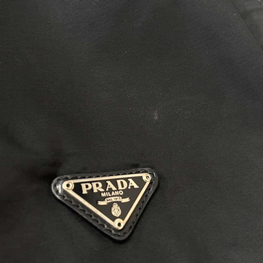 PRADA プラダ ロゴプレート ナイロンドローストリングバッグ 巾着