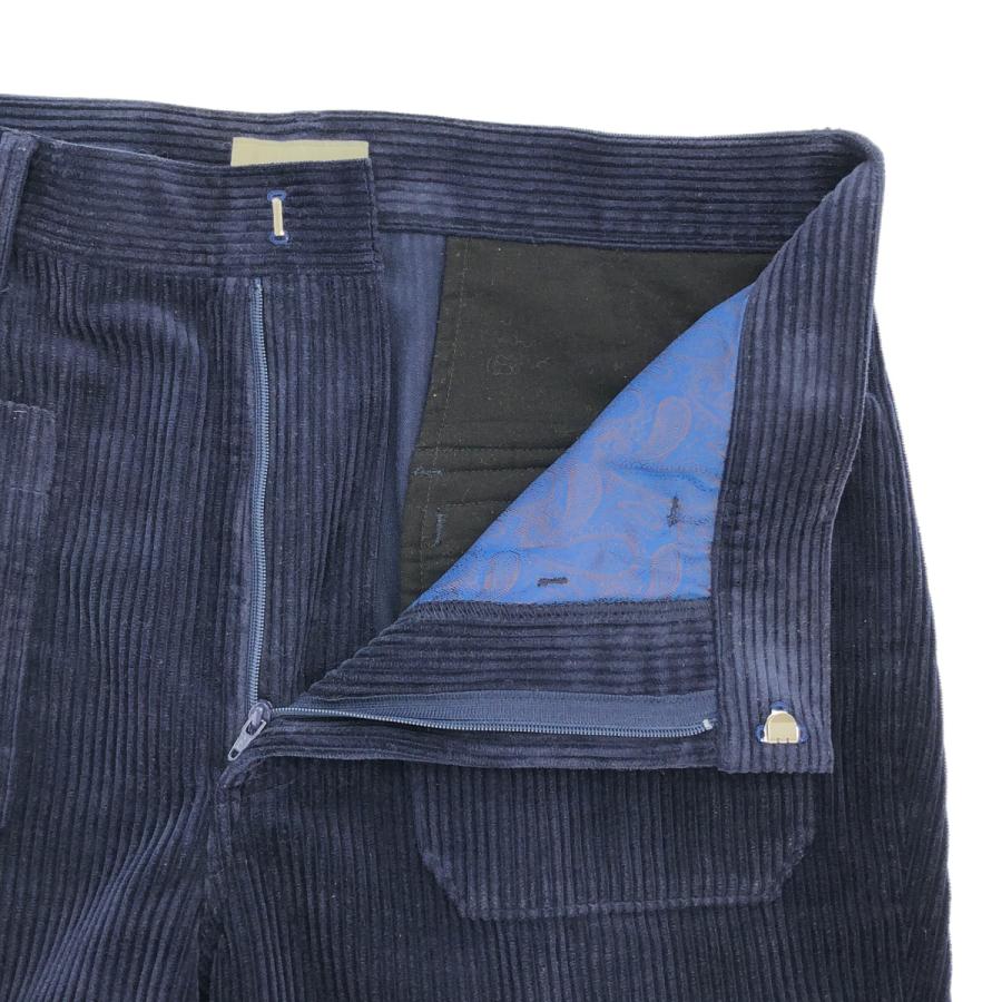 BED J.W. FORD ベッドフォード 23AW コーデュロイトラウザーパンツ 23AW-B-PT05 ネイビー 1 BED J.W. FORD（ベッドフォード） 23AW コーデュロイトラウザーパンツ