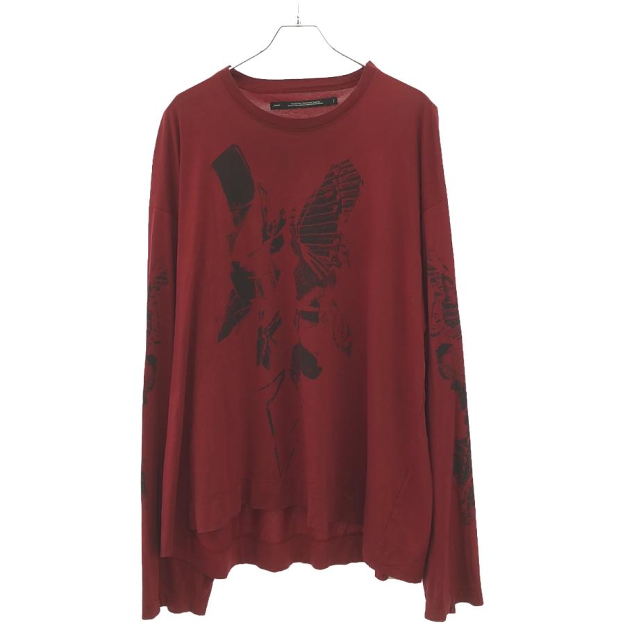 JULIUS ユリウス 23AW COTTON MODAL JERSEY グラフィックプリント 