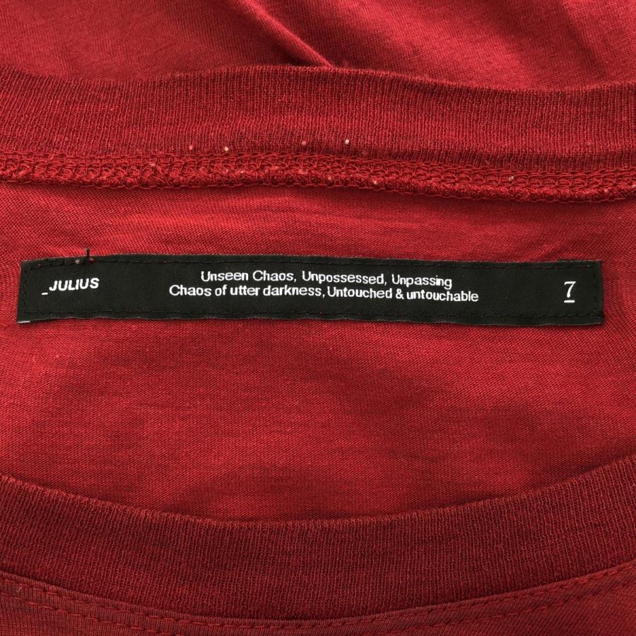 JULIUS ユリウス 23AW COTTON MODAL JERSEY グラフィック