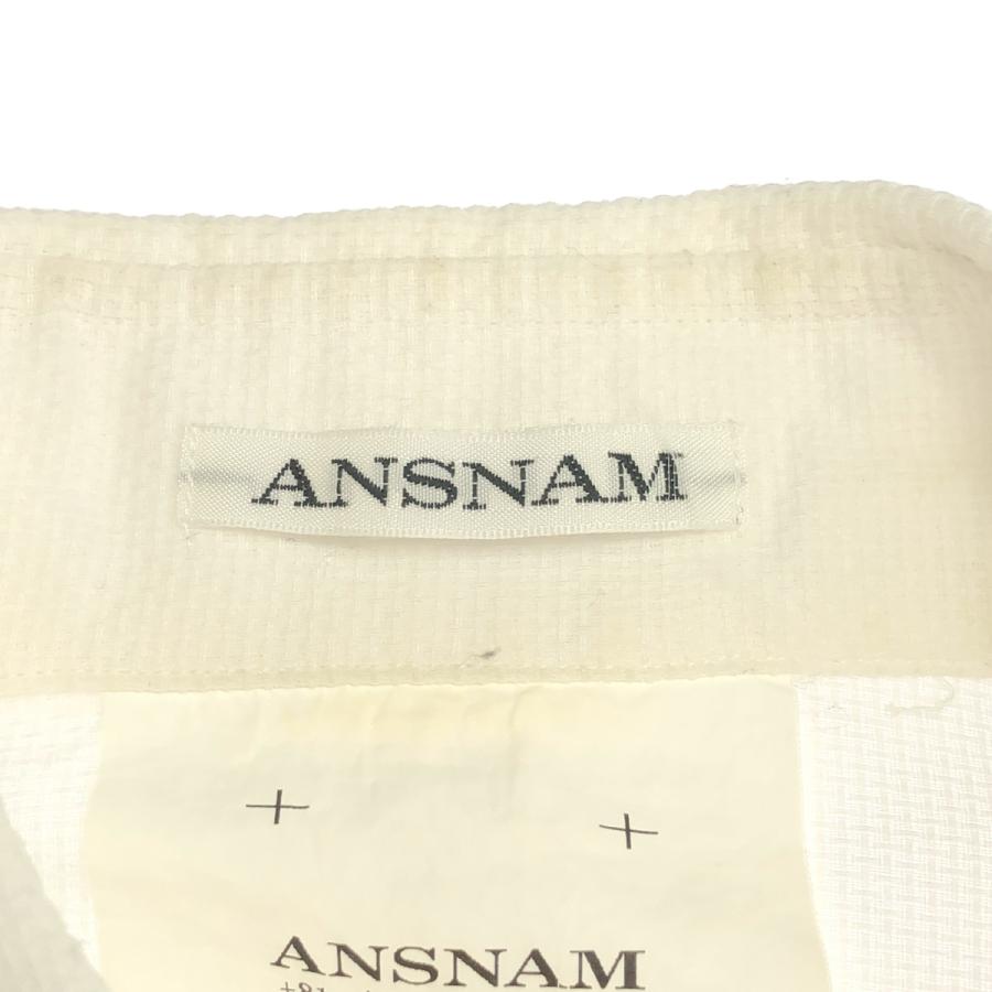ANSNAM（アンスナム） メッシュサークルパターンロングスリーブシャツ