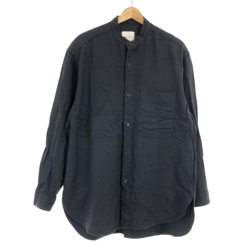 loomer ルーマー 20AW SUPER120 BANDCOLLAR SHIRT バンドカラーシャツ 