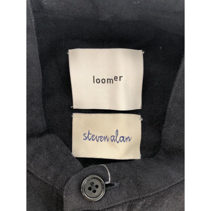 loomer ルーマー 20AW SUPER120 BANDCOLLAR SHIRT バンドカラーシャツ 