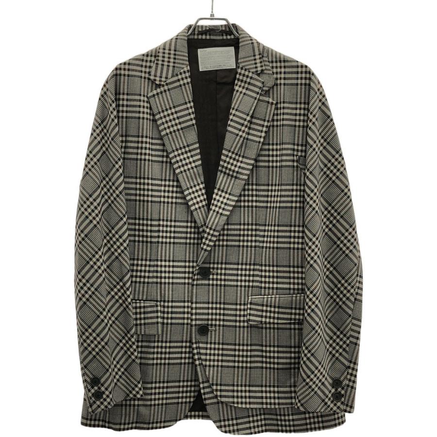 【kolor 19aw】 チェック セットアップ サイズ1 カラー kolor 2023SS T/R サージ チェック ジャケット ワイドパンツ