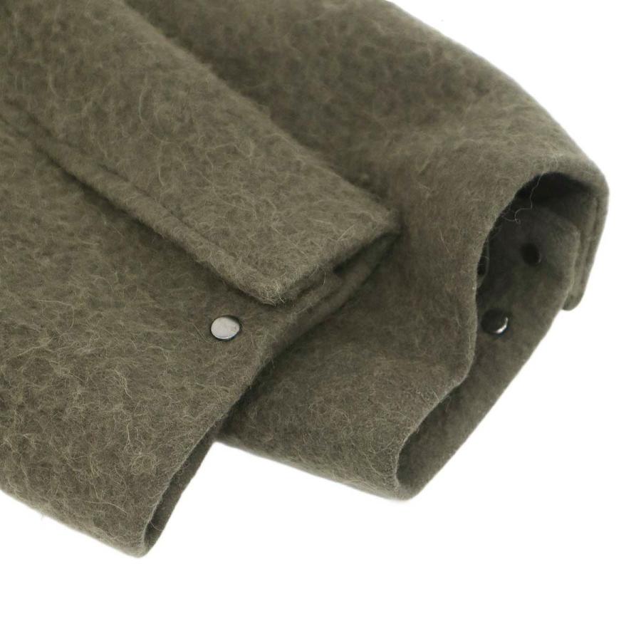 AURALEE（オーラリー） 23AW BRUSHED ALPACA WOOL MELTON HOODED COAT