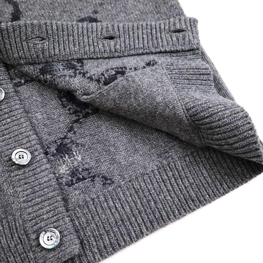 GUCCI グッチ 24SS GG インターシャ ウールカーディガン 770507 GUCCI グッチ 24SS GG インターシャ ウールカーディガン 770507