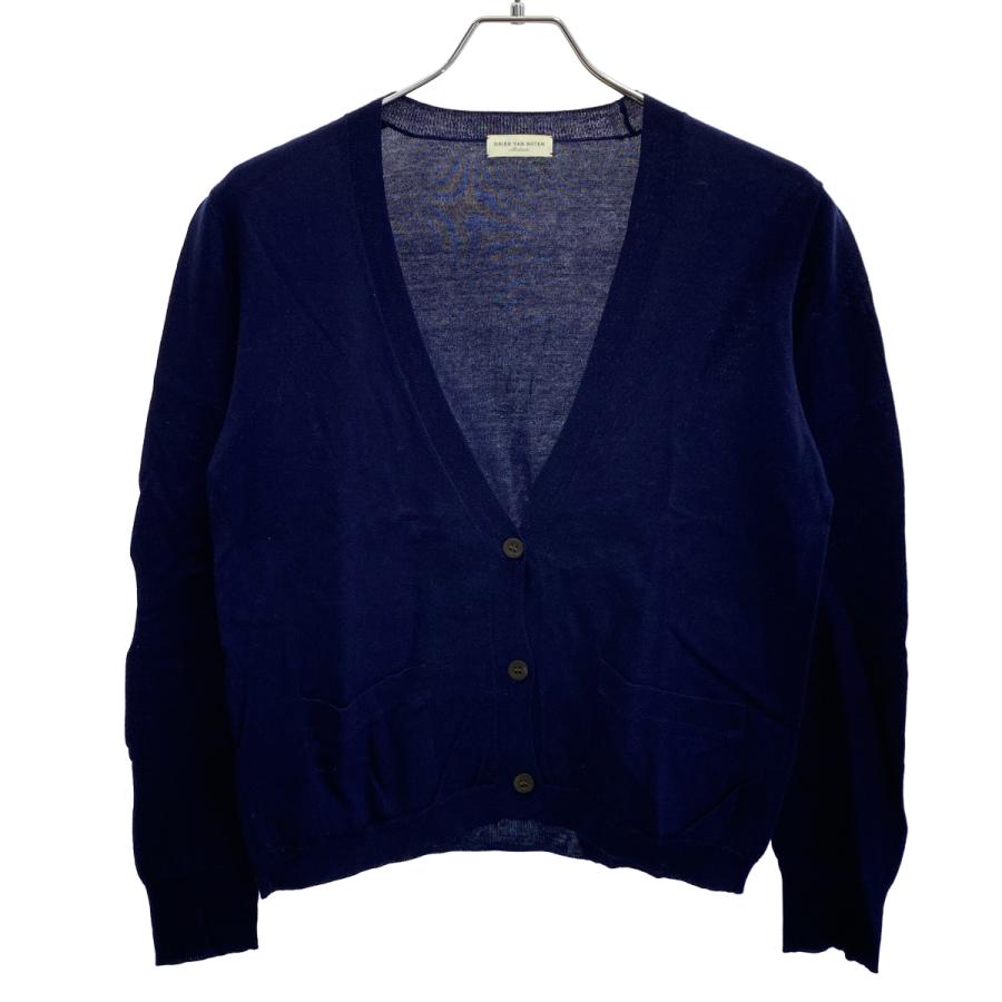 DRIES VAN NOTEM カーディガン S DRIES VAN NOTEN Size S Grey Wool Zip Up Cardigan – Sui Generis