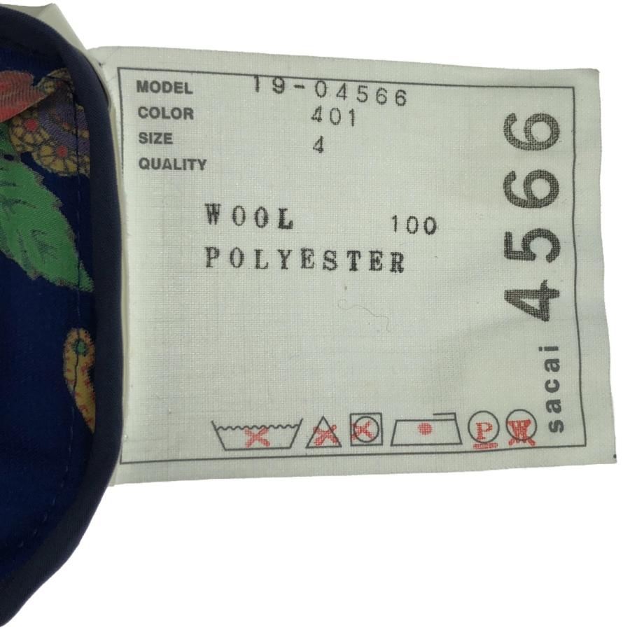 sacai（サカイ） 19AW バックプリーツタートルネックニットセーター 19