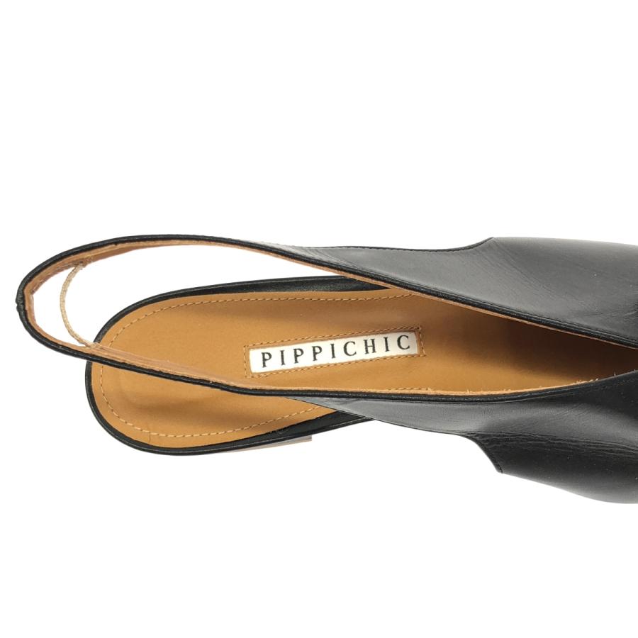 Pippichic ピッピシック バックストラップ ビジューサテンサンダル