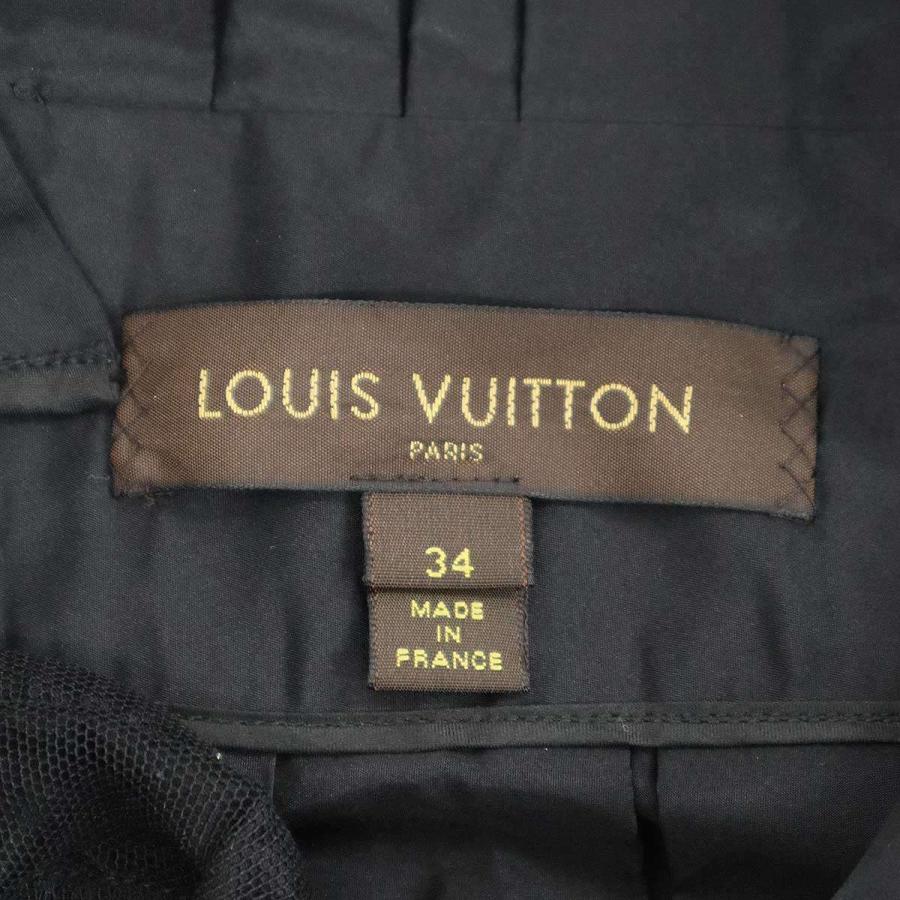 LOUIS VUITTON ルイヴィトン 2007AW ノワールコクーンアシンメトリーボリュームシルクワンピース RW072B WLDR12SAH ブラック 34 ITNILEJ421T6_2