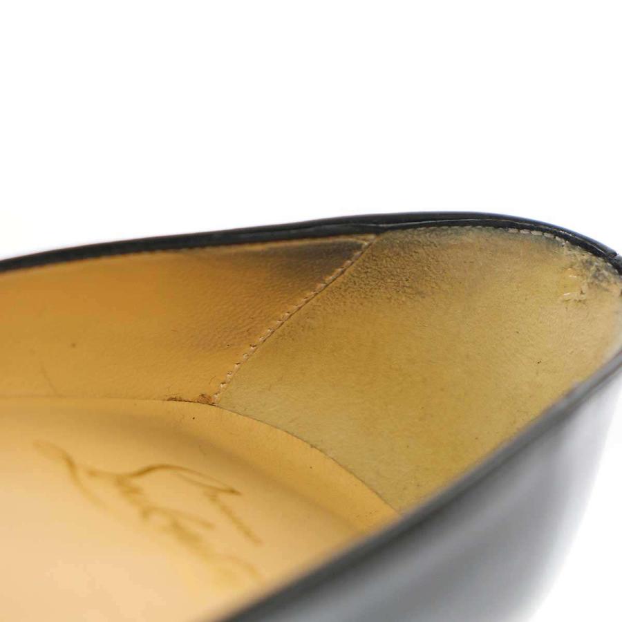 【使用感あり】Christian Louboutin Decollete 554 Christian Louboutin】【DECOLLETE 554 100 PATENT DEGRADE