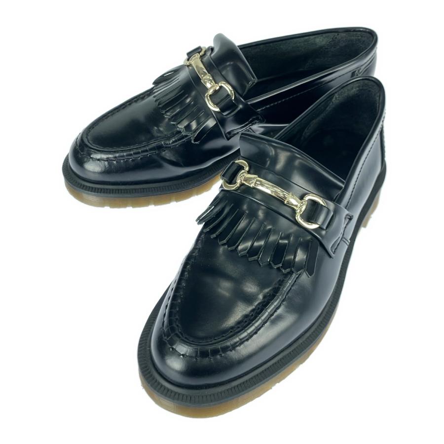 Dr. Martens ブラックローファー US7　ホースビット Dr.Martens（ドクターマーチン） ADRIAN SNAFFLE ホースビットタッセル