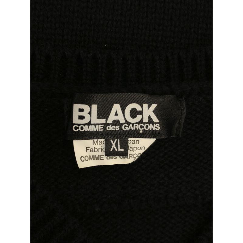 コムデギャルソン　ニット　薄手　黒 コムデギャルソン オムプリュスCOMME des GARCONS HOMME PLUS ウール