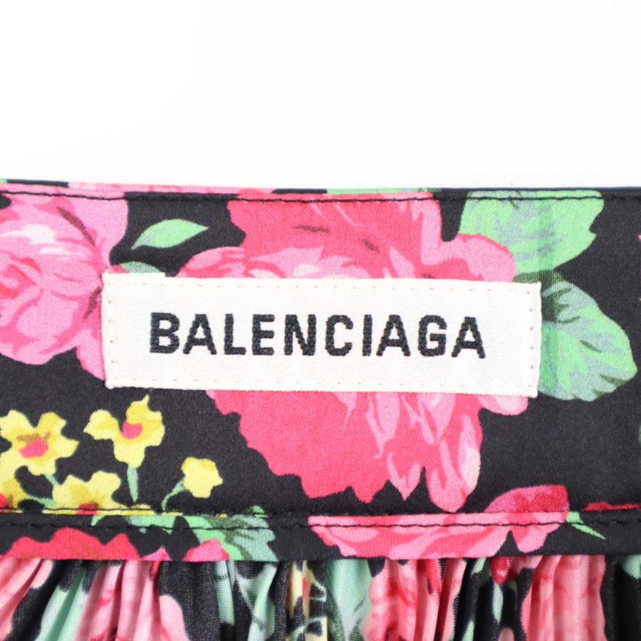 BALENCIAGA バレンシアガ フラワープリーツスカート 680310 BALENCIAGA バレンシアガ フラワープリーツスカート 680310