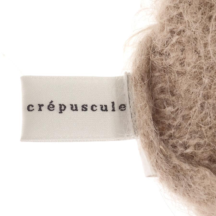 crepuscule クレプスキュール 23AW Mo/Al Moc Neck L/S モヘアアルパカ 